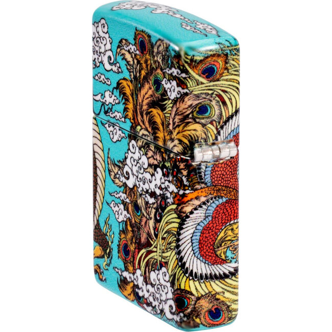 Lighter Zippo Chinese Dragon Phoenix