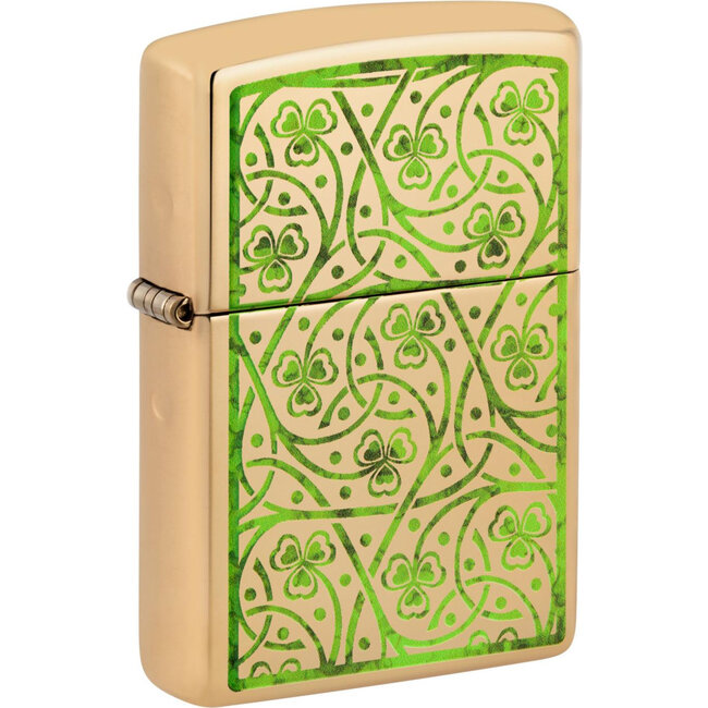 Zippo Aansteker Zippo Z-Fusion Clover Leaves