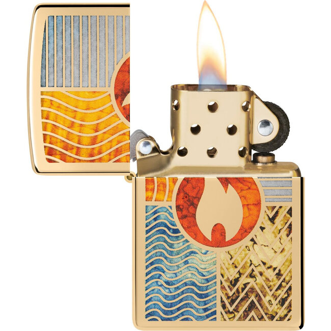 Aansteker Zippo Z-Fusion Elements of Earth