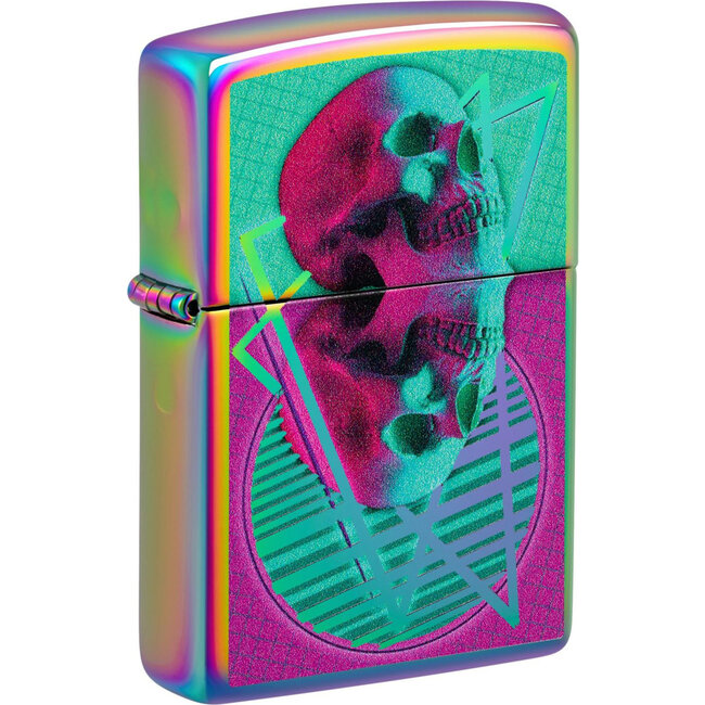 Aansteker Zippo Skull in Mirror