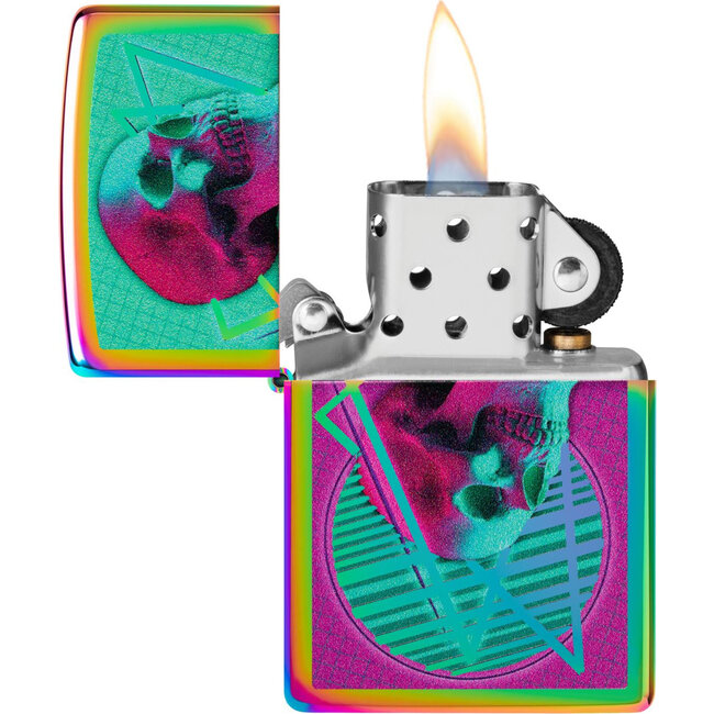Aansteker Zippo Skull in Mirror