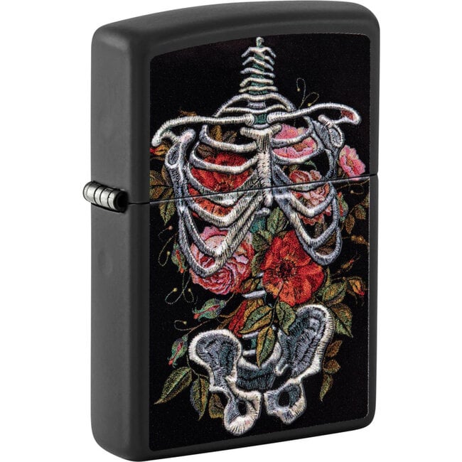 Zippo Aansteker Zippo 3D Print Skeleton Embroidery