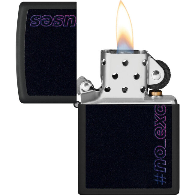 Aansteker Zippo Glow in the Dark #no_excuses