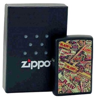 Zippo Aansteker Zippo Raw Mix Full Print