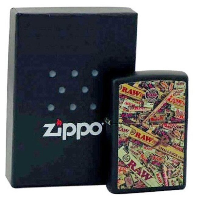 Zippo Aansteker Zippo Raw Mix Full Print