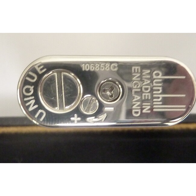 Lighter Dunhill Unique Barley Lines Silver Plated