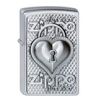Zippo Lighter Zippo Heart Forever Emblem