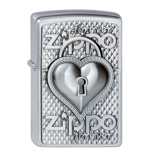 Zippo Aansteker Zippo Heart Forever Emblem