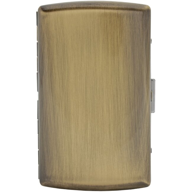 Pearl Cigarette Case Pearl Brass Brushed