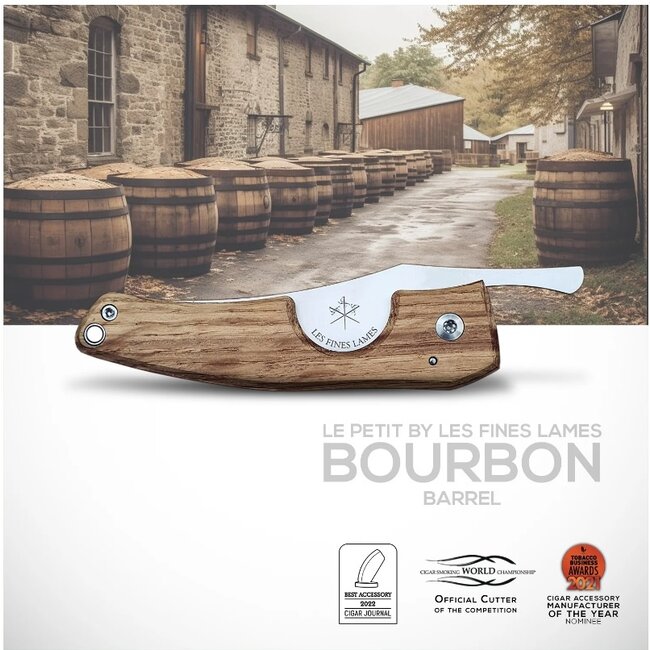 Cigar Knife Les Fines Lames Le Petit Bourbon Barrel
