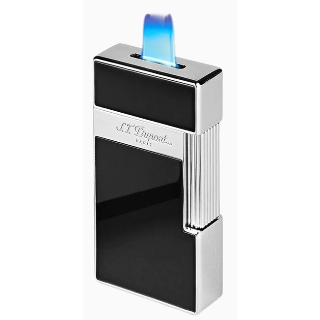 Aansteker S.T. Dupont Big D Black Lacquer/Chrome