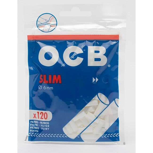 OCB Slim Filters 6 mm. Bag