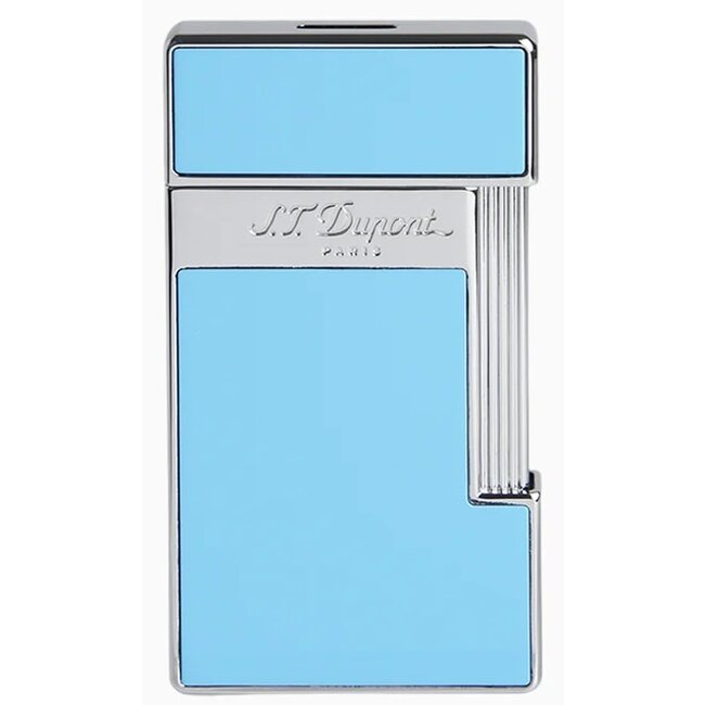 Aansteker S.T. Dupont Slimmy Blue Lacquer Chrome