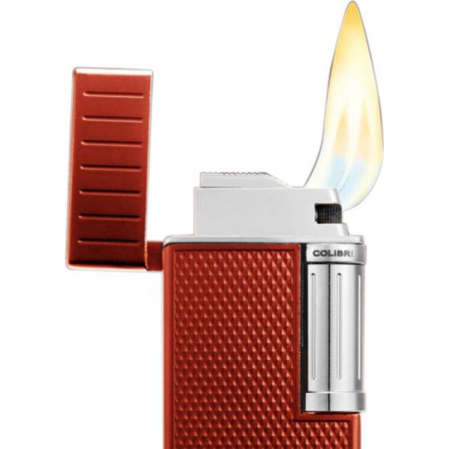 Aansteker Colibri Julius II Red Chrome