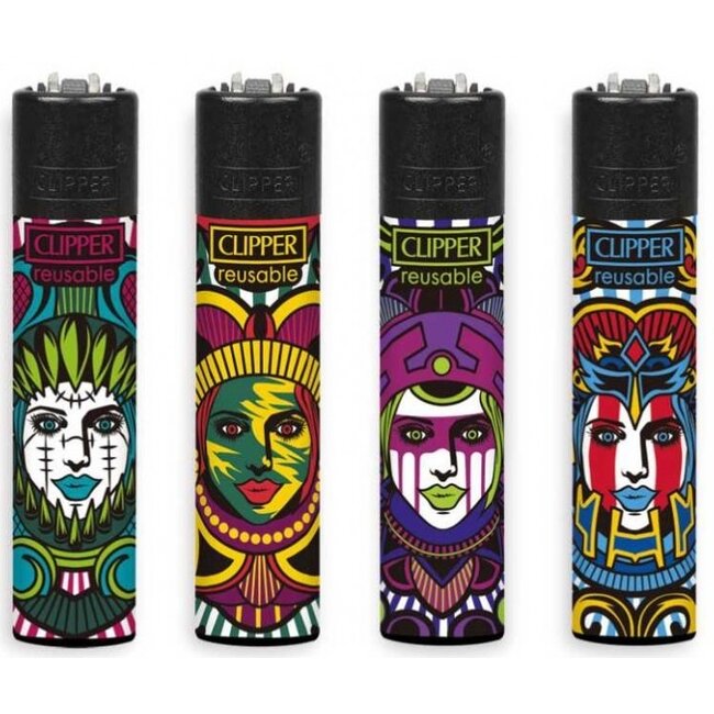 Clipper Set van 4 Clipper Aanstekers Hippie Lifestyle 2