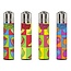 Clipper Set of 4 Clipper Lighters Random Art