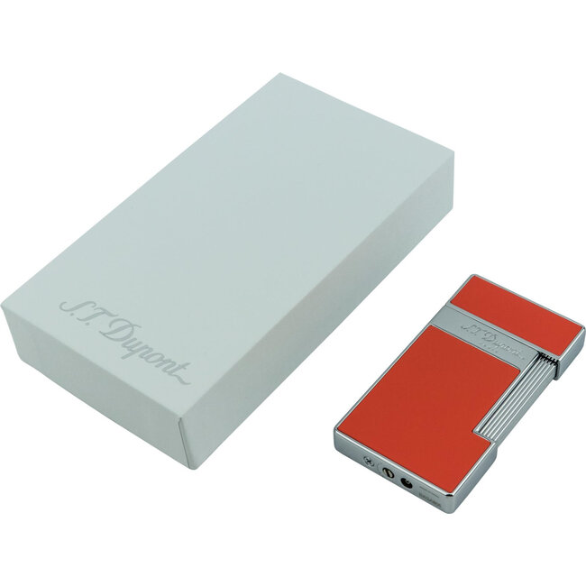 Aansteker S.T. Dupont Slimmy Corail Lacquer Chrome