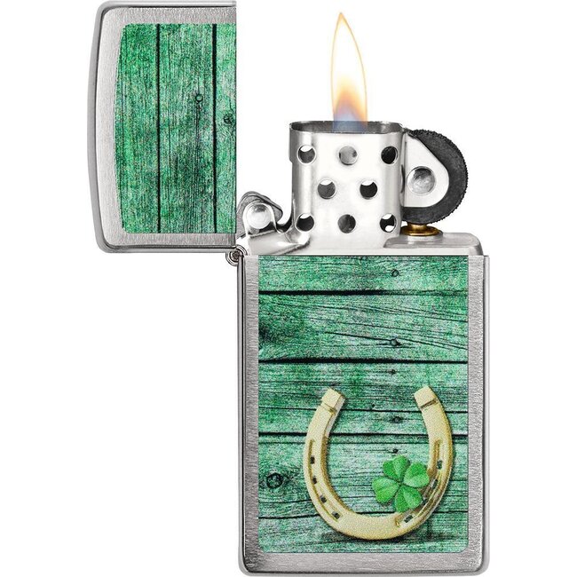 Aansteker Zippo Slim Horseshoe Design