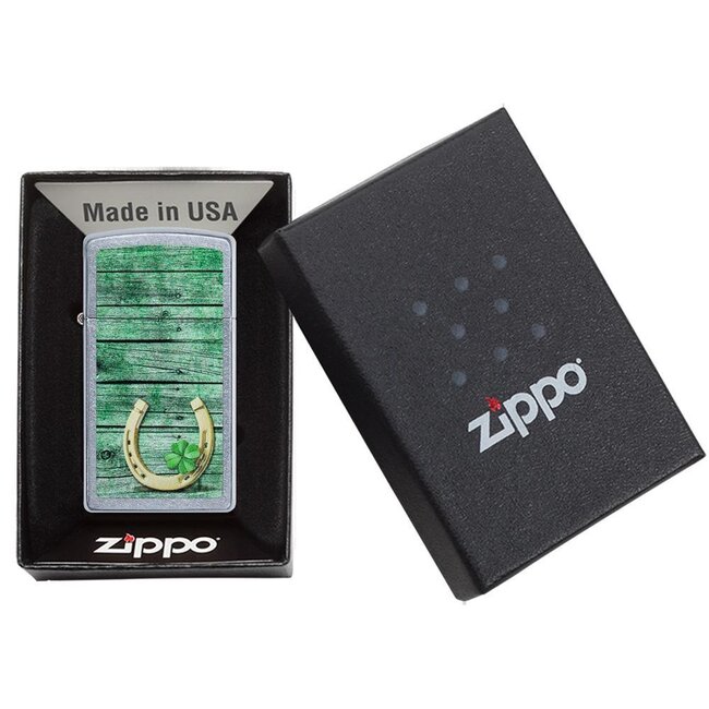 Aansteker Zippo Slim Horseshoe Design