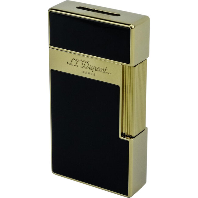 Lighter S.T. Dupont Big D Black Lacquer/Gold