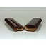 Martin Wess Cigar Case Croco Brown Leather 2 Churchills