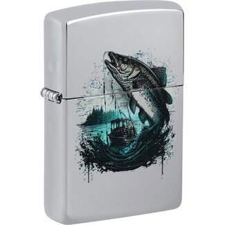 Zippo Lighter Zippo Fish and Boat