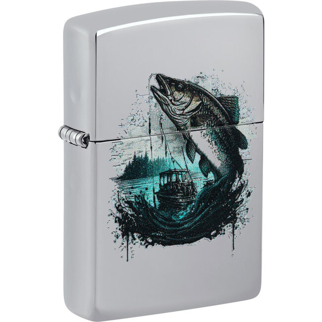 Aansteker Zippo Fish and Boat