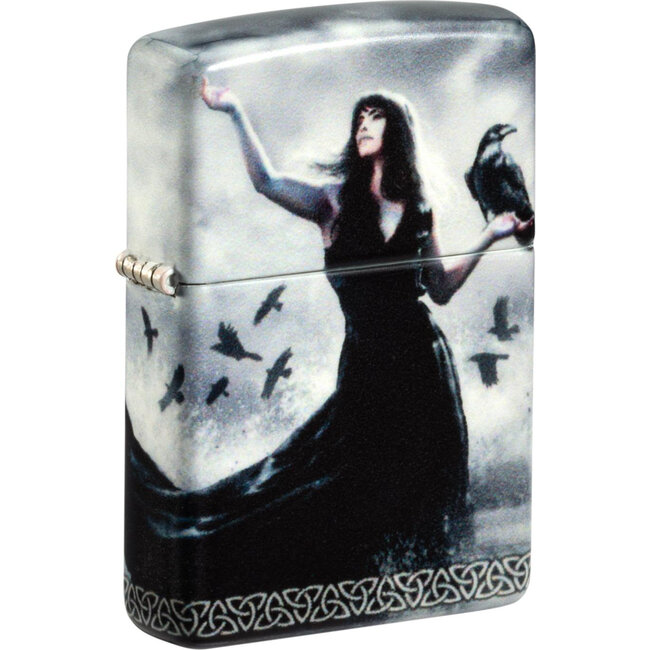 Zippo Lighter Zippo Mazzi Woman and Raven