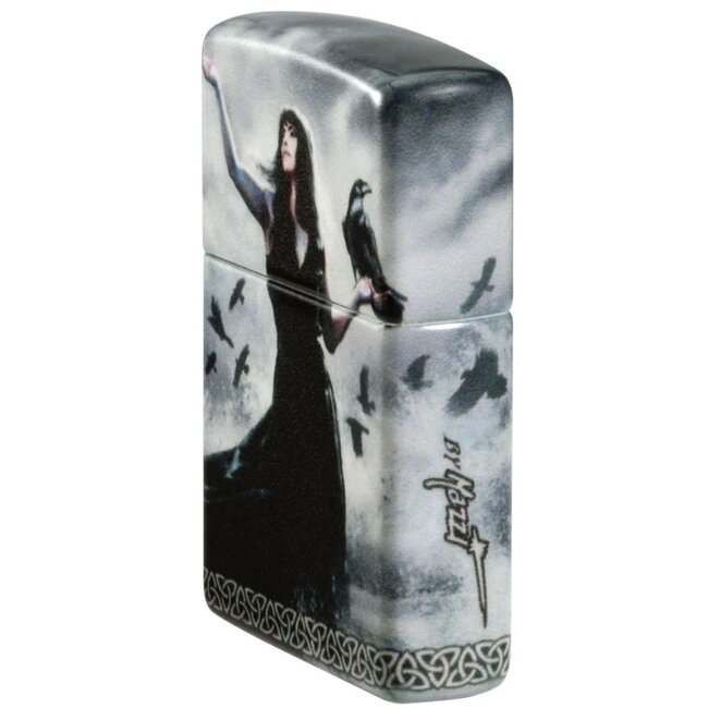 Aansteker Zippo Mazzi Woman and Raven