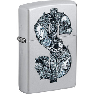 Zippo Aansteker Zippo Tattoo Dollar