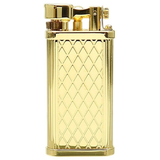 Dunhill Lighter Dunhill Unique Crosspatch Gold Plated