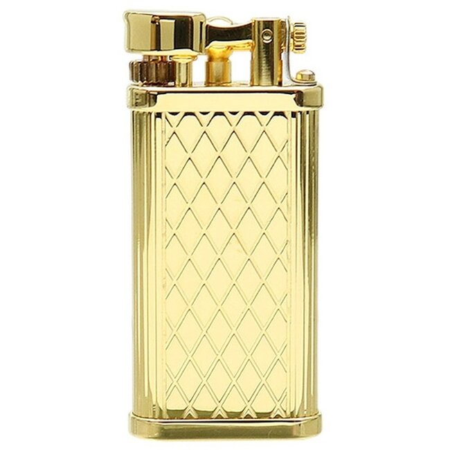 Lighter Dunhill Unique Crosspatch Gold Plated