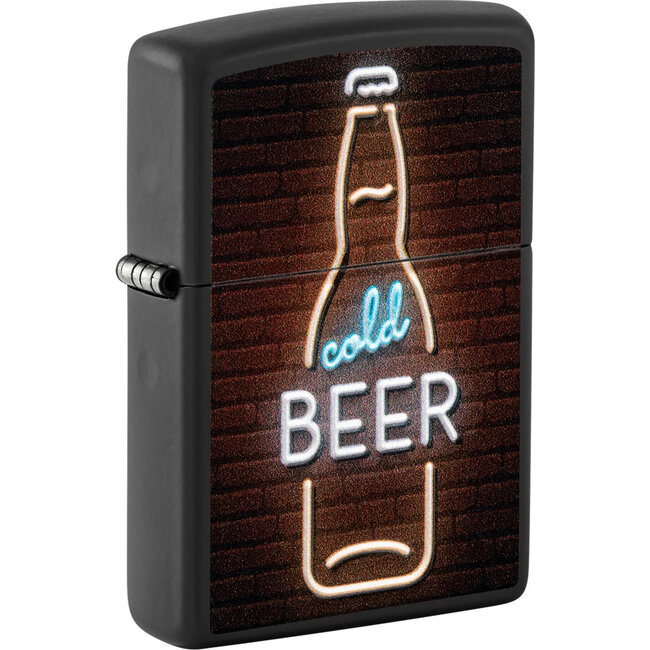 Zippo Aansteker Zippo 3D Print Cold Beer Sign