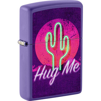 Zippo Aansteker Zippo Retro Cactus Hug Me Glow in the dark Zippo Aansteker Zippo Retro Cactus Hug Me Glow in the dark