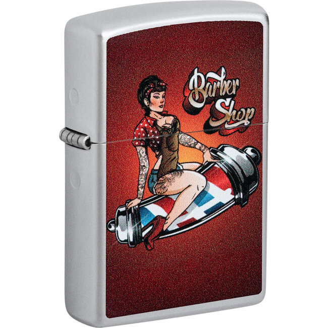 Zippo Aansteker Zippo Barber Shop Pin-up