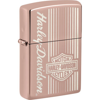 Zippo Lighter Zippo Harley Davidson Logo & Stripes