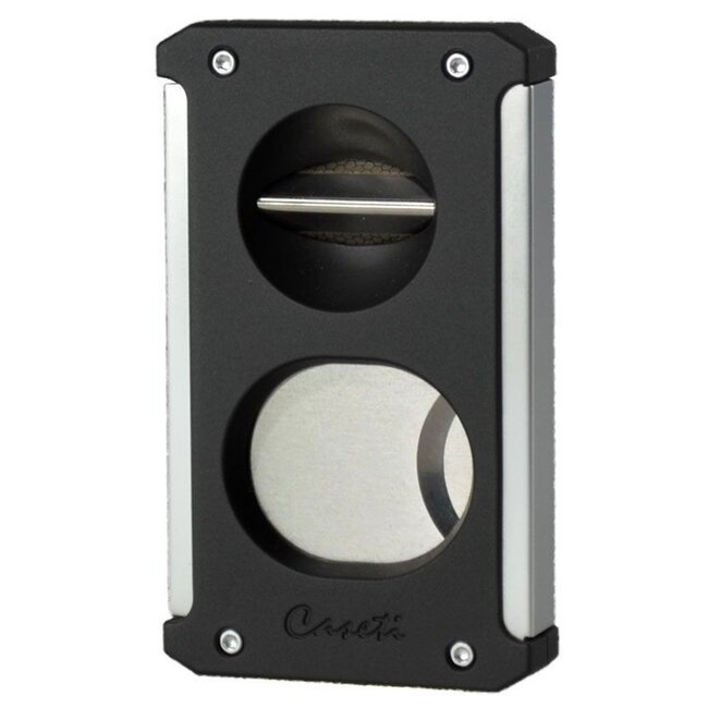 Caseti Cigar Cutter Caseti Multi Cut Chrome Black Matte