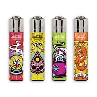 Clipper Set of 4 Clipper Lighters Haunted 2