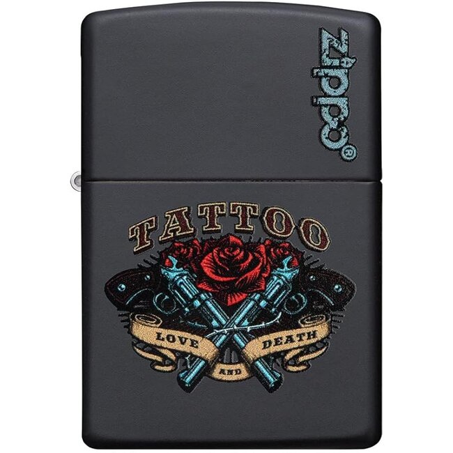 Zippo Aansteker Zippo Tattoo Love and Death