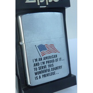 Zippo Lighter Zippo Proud American (NOS)