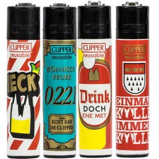 Clipper Set of 4 Clipper Lighters Kölsch