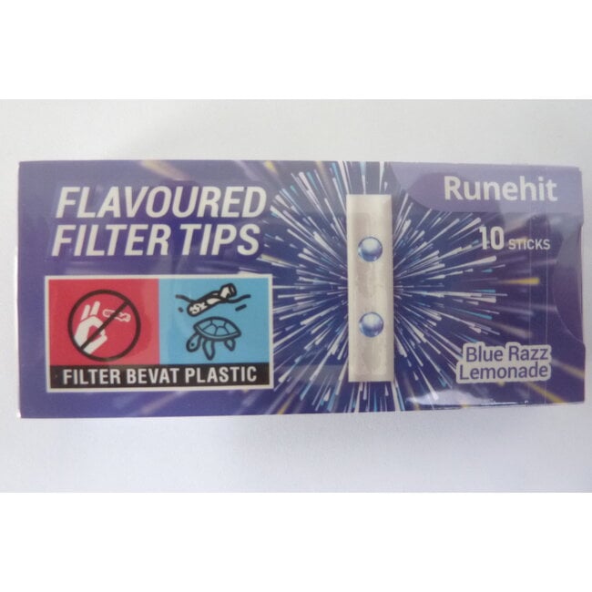 Runehit Flavoured Filter Tips Blue Razz Lemonade