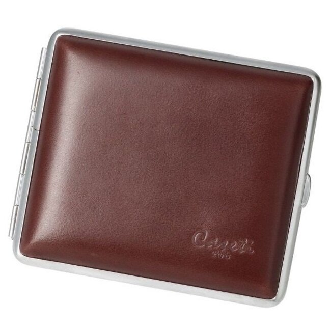 Caseti Cigarette Case Leather Brown