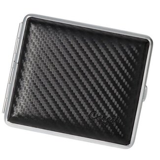 Caseti Cigarette Case Black Carbon