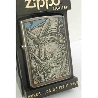 Zippo Lighter Zippo Barrett-Smythe Collection Rhino (NOS)