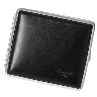 Caseti Cigarette Case Leather Black