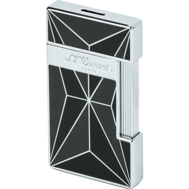 Aansteker S.T. Dupont Slimmy Fire X Black/Chrome