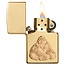 Lighter Zippo Laughing Buddha Emblem