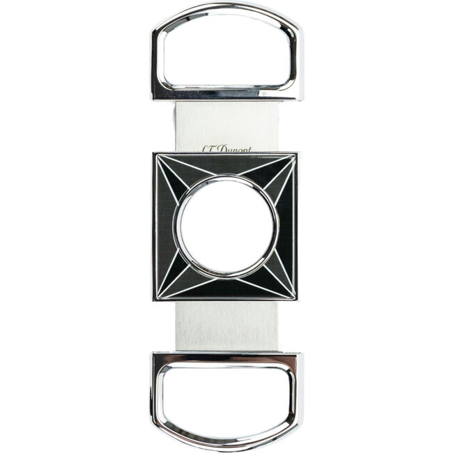 Cigar Cutter Dupont Fire X Black Chrome