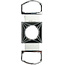 Cigar Cutter Dupont Fire X Black Chrome